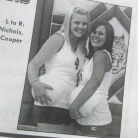 Kacie's high school volleyball photo