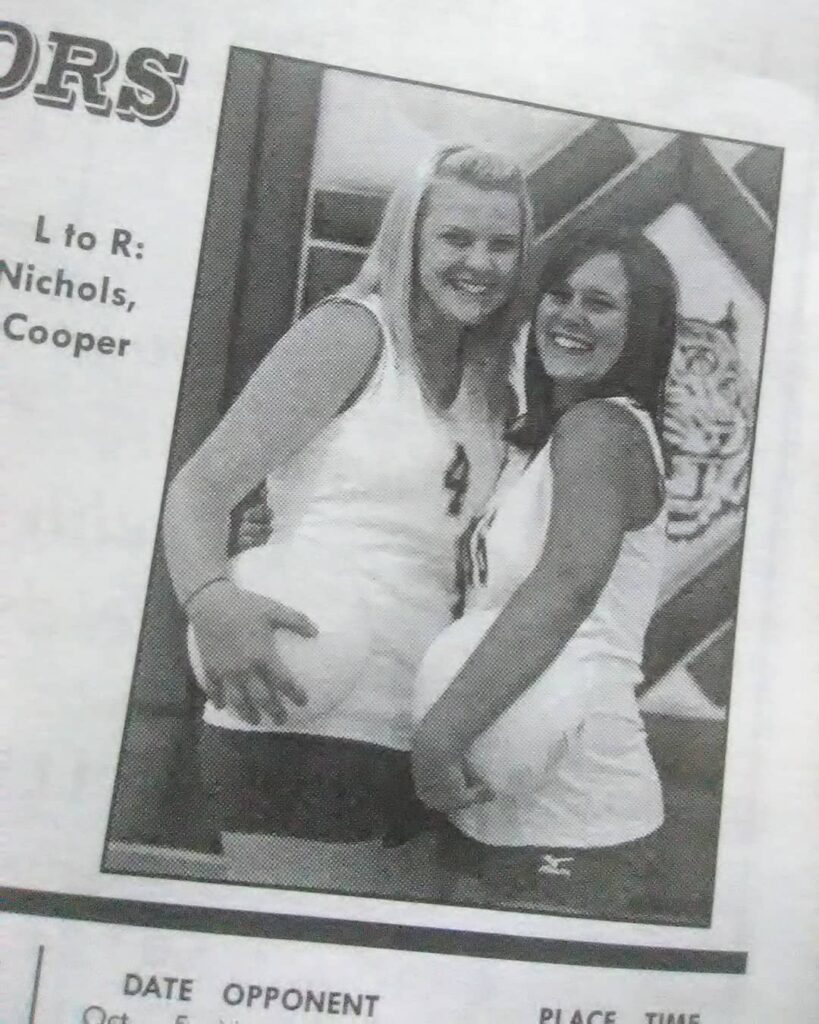 Kacie's high school volleyball photo