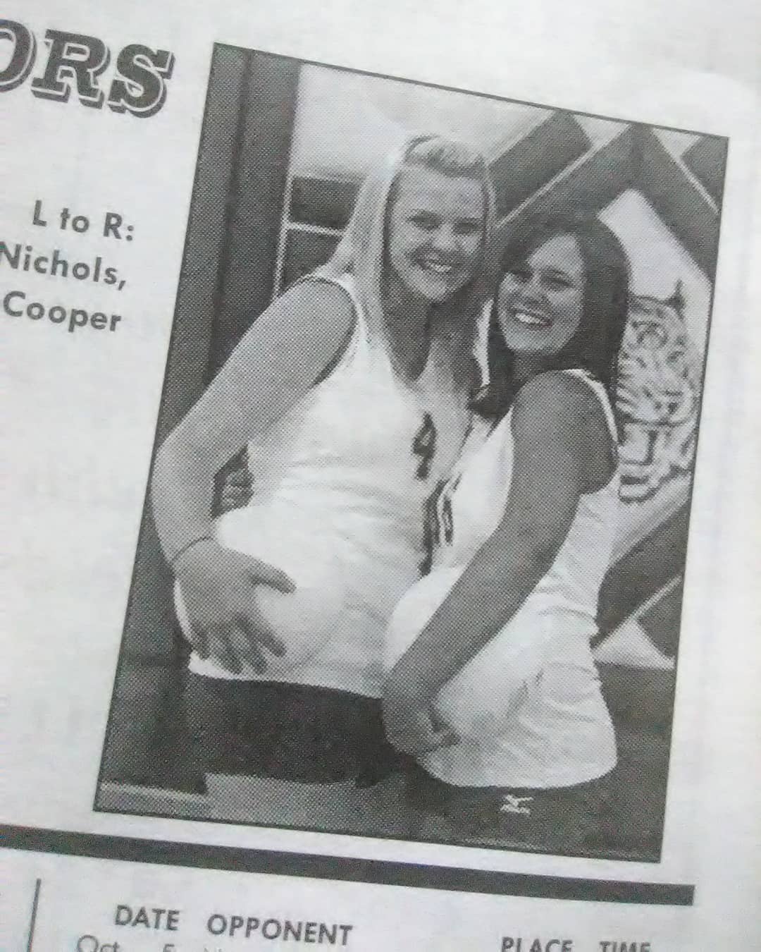 Kacie's high school volleyball photo