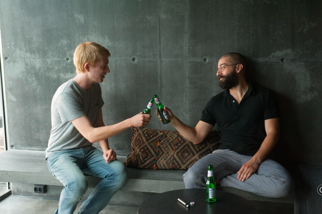 Gleeson and Isaac cheers